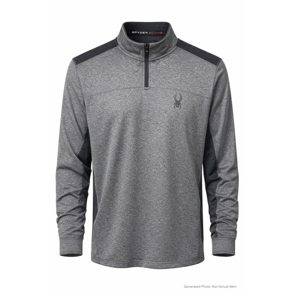Spyder Other - Active Quarter Zip Performance Pullover Gray Stretch Athletic Spyder Large